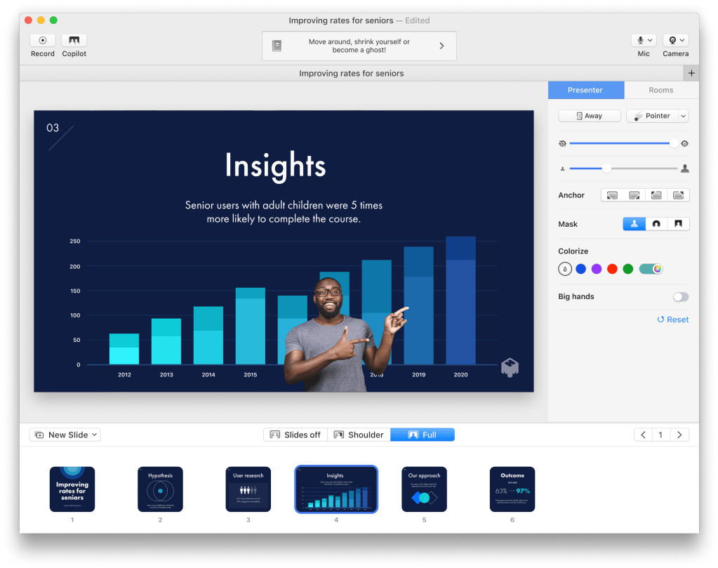 Presenting in mmhmm. All Turtles